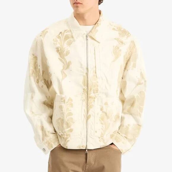 Dries Van Noten Mens Veper Printed Jacket in Dessin E M - Picture 1 of 5